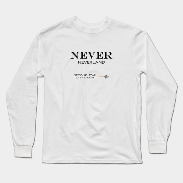 Neverland Long Sleeve T-Shirt by MikeSolava